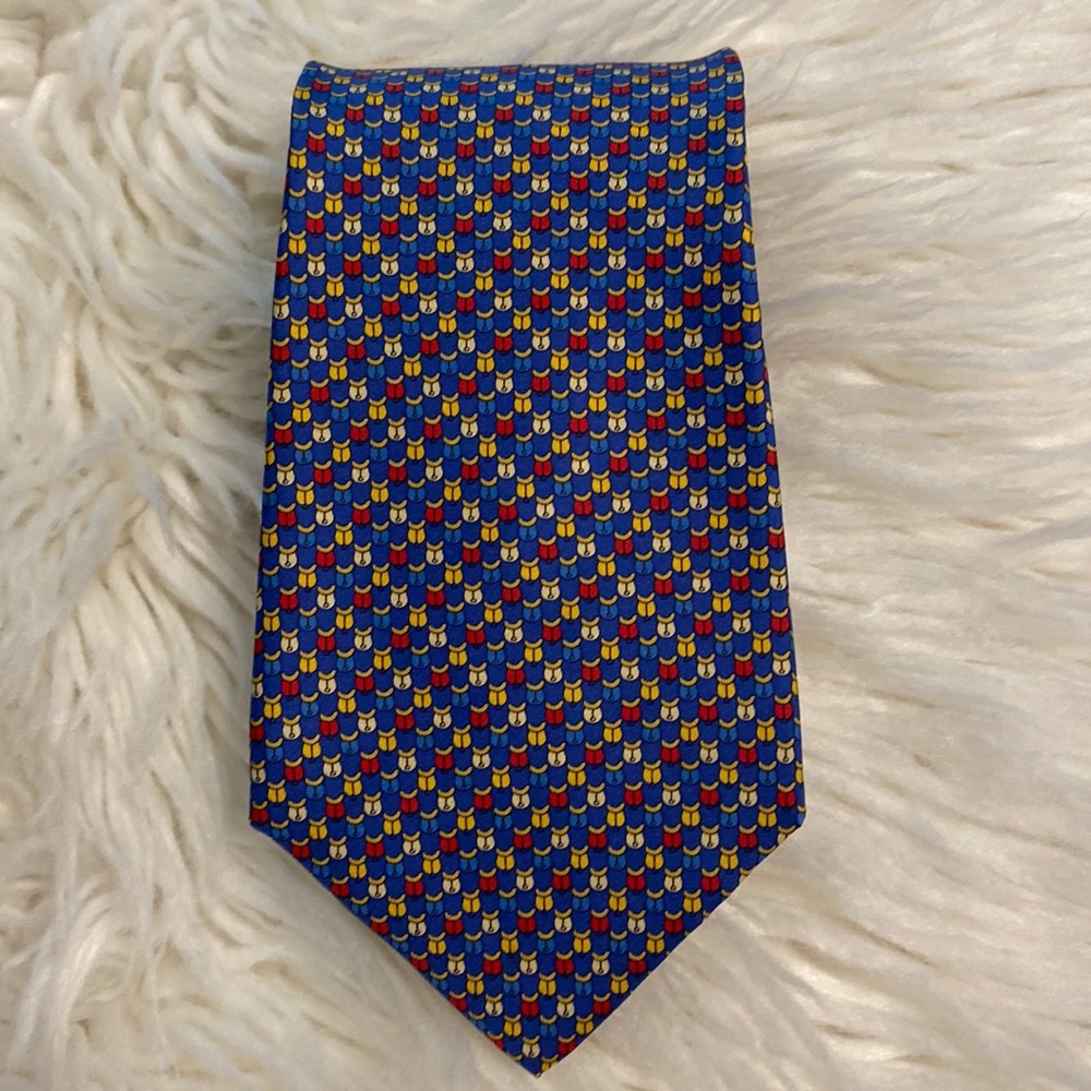 Salvatore Ferragamo Man 100% silk tie it’s very beautiful and colorful - Picture 1 of 16